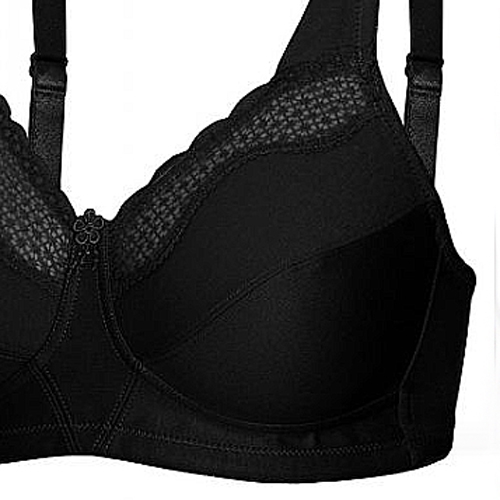 Bestform Lingerie Jersey Baumwoll-BH ohne Bügel schwarz