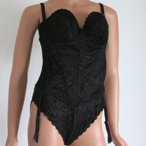 Di Lorenzo Lingerie Corsage Torselett 30352 schwarz