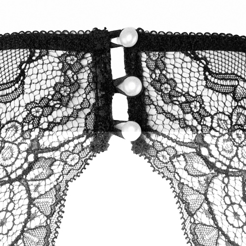 Mademoiselle Coco Spitzen BH mit Knöpfen