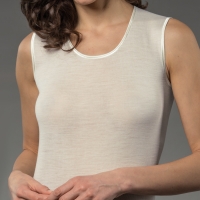 Spenzer-Trägershirt Feinstrick 796 Sangora Damenwäsche glänzende Optik 7960843 Gr. L